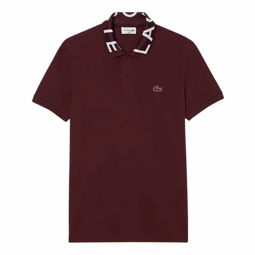 Áo Polo Nam Lacoste Slim Fit Movement Piqué PH7495 BZD Màu Đỏ Đô Size 3 - Thời trang - Vua Hàng Hiệu