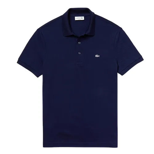 Áo Polo Nam Lacoste Slim Fit Stretch Cotton Piqué Grey Crocodile PH4014 166 Màu Xanh Navy Size 4 - Thời trang - Vua Hàng Hiệu