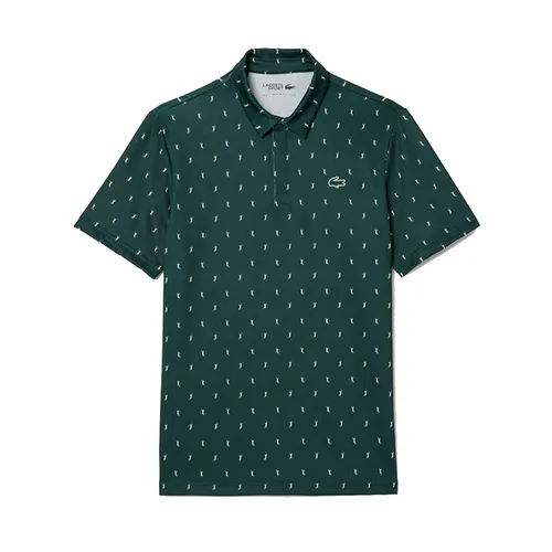 Thời trang Lacoste Polyester, Elastane - Áo Polo Nam Lacoste UV Protect Golf Polo Shirt DH5175-10 TE2 Màu Xanh Green - Vua Hàng Hiệu