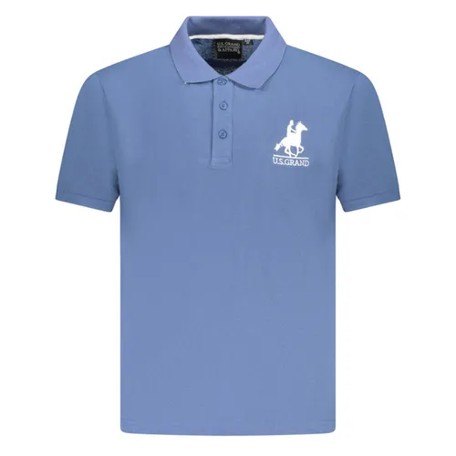 Thời trang U.S. Polo Assn. - Áo Polo Nam U.S. Polo Assn. U.S. GRAND AU02662_BL2JEANS Màu Xanh Blue Size M - Vua Hàng Hiệu
