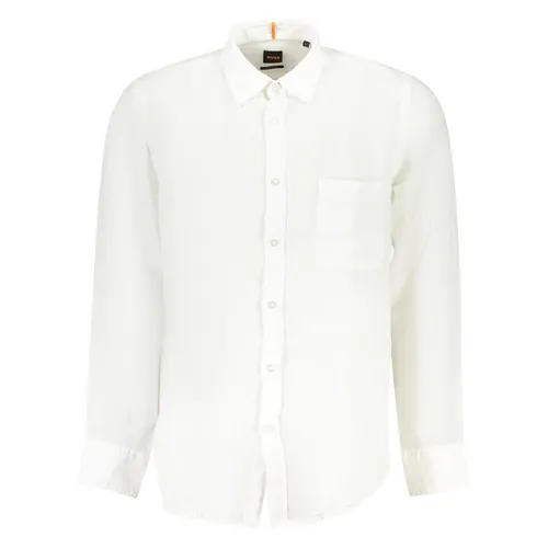 Hugo Boss - Áo Sơ Mi Dài Tay Nam Hugo Boss 50537381RELEGANT6M_BI100 Màu Trắng Size S - Vua Hàng Hiệu