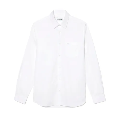 Áo Sơ Mi Nam Lacoste Regular Fit Poplin Shirt CH6273 001 Màu Trắng Size 37 - Thời trang - Vua Hàng Hiệu