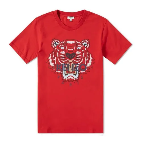 Áo Thun Kenzo Tiger Print T-shirt 5TS0504 186 Màu Đỏ Họa Tiết Size XS