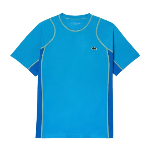 Thời trang - Áo Thun Nam Lacoste Men's Abrasion-Resistant Tennis T-Shirt TH5198 53G CDD Màu Xanh Da Trời Size 4 - Vua Hàng Hiệu