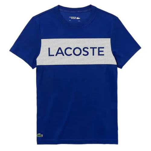 Thời trang - Áo Thun Nam Lacoste Men's Sport Printed T-shirt TH4865 EMJ Màu Xanh Blue Size 2 - Vua Hàng Hiệu