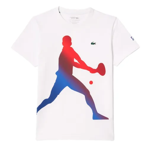 Thời trang - Áo Thun Nam Lacoste Novak Djokovic T-shirt TH7516 001 Màu Trắng Size 3 - Vua Hàng Hiệu