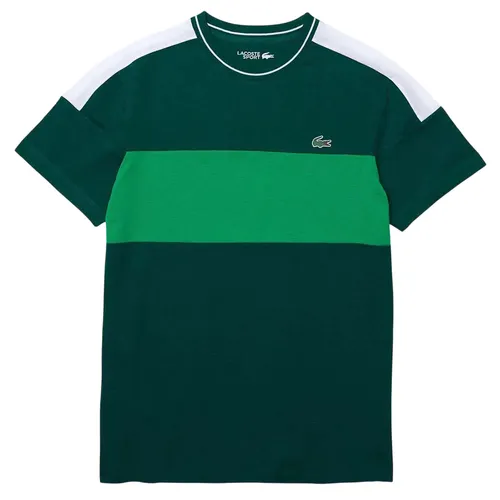Thời trang - Áo Thun Nam Lacoste Sport Regular Fit TH6940 Tshirt Màu Xanh Lá Size 2 - Vua Hàng Hiệu