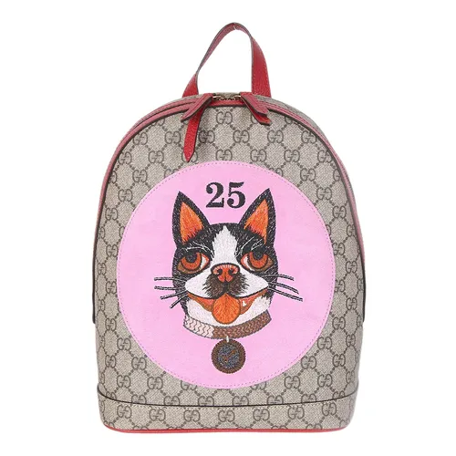 Túi xách Gucci Balo - Balo Nữ Gucci GG Supreme Bosco Backpack Phối Màu - Vua Hàng Hiệu