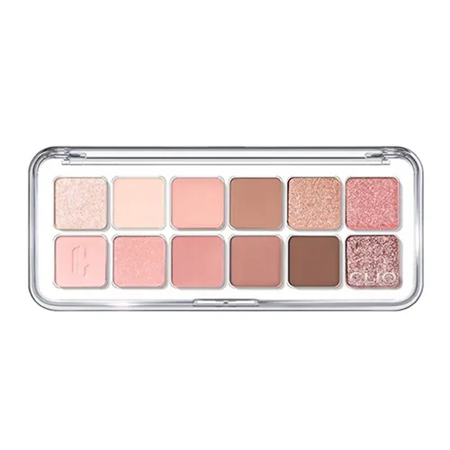 Trang điểm - Bảng Phấn Mắt Clio 12 Ô Pro Eye Palette Air Tone 02-Rose Connect, 7.2g - Vua Hàng Hiệu