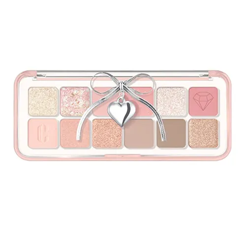 Trang điểm - Bảng Phấn Mắt Clio 12 Ô Pro Eye Palette Air Tone 11-Shopping Cheese 7.2g - Vua Hàng Hiệu