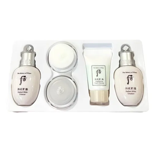 Mỹ phẩm Whoo - Bộ Dưỡng Trắng Giảm Thâm Nám Whoo Radiant White Special Gift Set 5 Món - Vua Hàng Hiệu