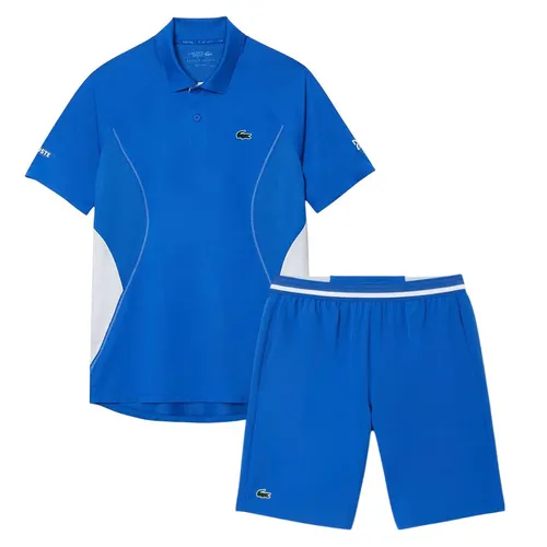 Thời trang - Bộ Quần Áo Thể Thao Nam Lacoste Men's Tennis x Novak Djokovic DH7311/GH7413 Màu Xanh Blue - Vua Hàng Hiệu