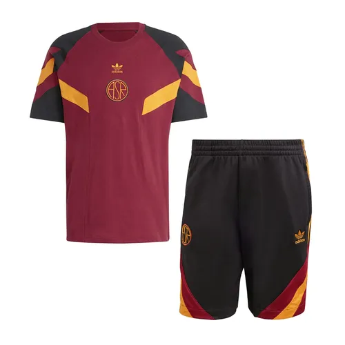 Bộ Thể Thao Nam Adidas AS Roma Originals Black IM7457/IM7454 Màu Đen Phối Đỏ Size S (Form Âu) - Thời trang - Vua Hàng Hiệu