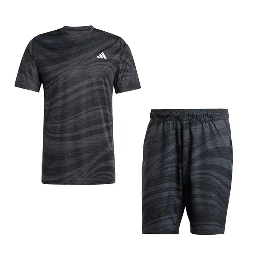 Adidas - Bộ Thể Thao Nam Adidas Jf8422 / Jf8426 Club Tennis Climacool Màu Đen Size S (Form Âu) - Vua Hàng Hiệu