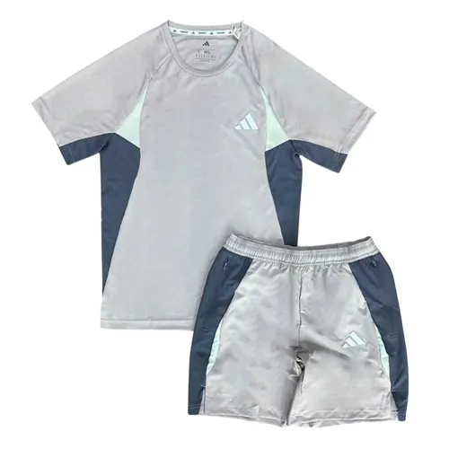 Thời trang Xám - Bộ Thể Thao Nam Adidas Performance Fitness Logo Màu Xám Size S (Form Âu) - Vua Hàng Hiệu