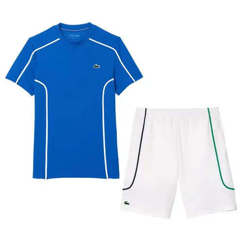 Bộ Thể Thao Nam Lacoste Ultra Dry Piqué Tennis TH7545 IXW / GH7460 51 001 Màu Xanh Trắng - Thời trang - Vua Hàng Hiệu