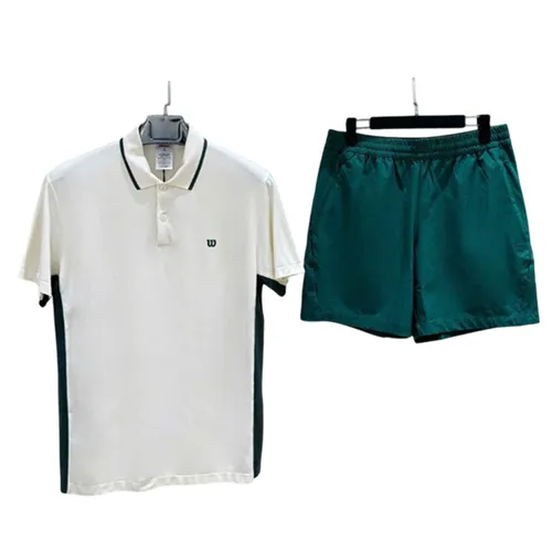 Wilson - Bộ Thể Thao Nam Wilson On The Daily All Seasons Màu Trắng Xanh Size M (Form Á) - Vua Hàng Hiệu