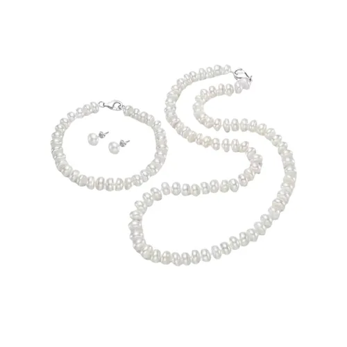 Trang sức Trắng - Bộ Trang Sức Nữ Kya Eternal Glow Pearl JS10 Màu Trắng - Vua Hàng Hiệu