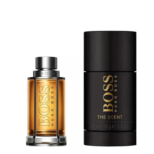 Nước hoa - Combo Hugo Boss The Scent (Nước Hoa 100ml + Lăn Khử Mùi 75ml) - Vua Hàng Hiệu