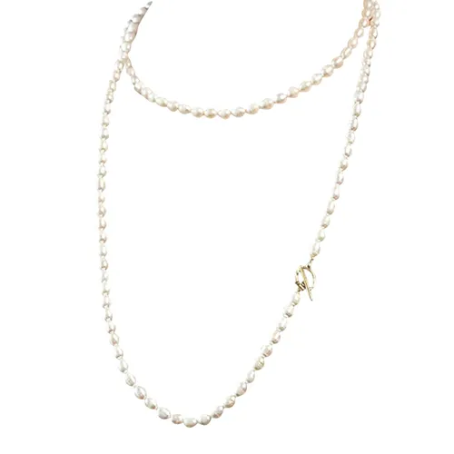 Trang sức Trắng - Dây Chuyền Nữ Kya Jewel Ngọc Trai Classic Elegance JN36 Màu Trắng - Vua Hàng Hiệu
