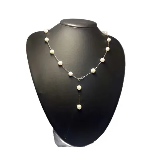 Trang sức Trắng - Dây Chuyền Nữ Minh Hà Pearl Jewelry Ngọc Trai Pearl Necklace Màu Trắng - Vua Hàng Hiệu
