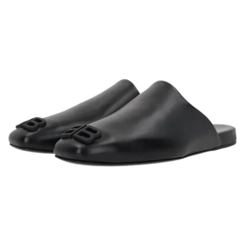 Dép - Dép Nam Balenciaga Cosy Leather Slides Black 654644WBB541000 Màu Đen Size 40 - Vua Hàng Hiệu