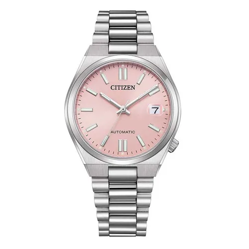 Đồng Hồ Citizen Tsuyosa Mechanical NJ0200-50Z 37mm Màu Hồng Bạc - Đồng hồ - Vua Hàng Hiệu