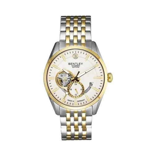 Đồng hồ Nam Máy Automatic (Tự động) - Đồng Hồ Nam Bentley BL1831-25MTKI Màu Vàng Bạc - Vua Hàng Hiệu