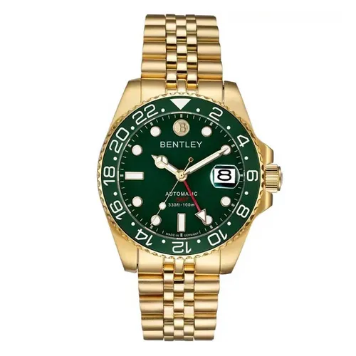 Đồng hồ - Đồng Hồ Nam Bentley Sea God Warriors BL2335-15MKGI Màu Vàng - Xanh - Vua Hàng Hiệu