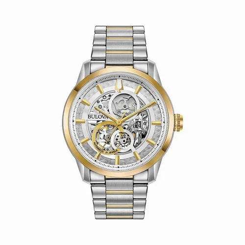 Đồng Hồ Nam Bulova Sketeton 98A214 Màu Vàng Bạc - Đồng hồ - Vua Hàng Hiệu