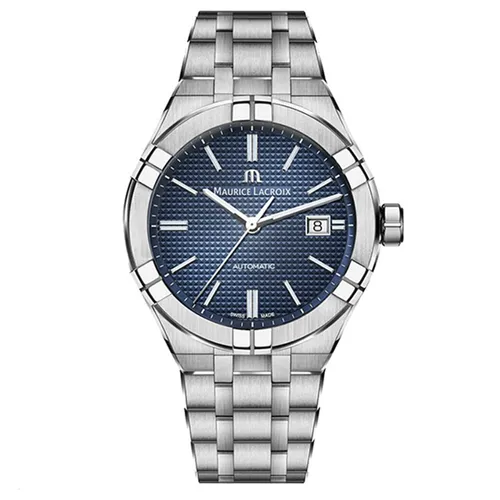 Đồng Hồ Nam Maurice Lacroix Aikon Automatic AI6007-SS002-430-1 Màu Bạc Xanh - Đồng hồ - Vua Hàng Hiệu