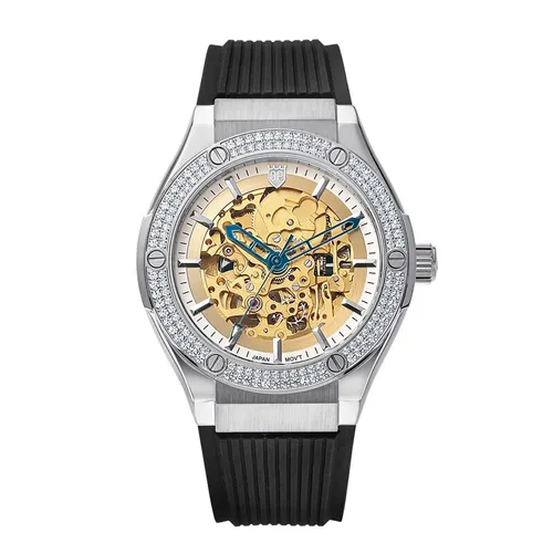 Đồng hồ Vàng - Đồng Hồ Nam Olym Pianus Fusion Skeleton OP990 45.24ADGS GL-T Màu Đen - Vua Hàng Hiệu