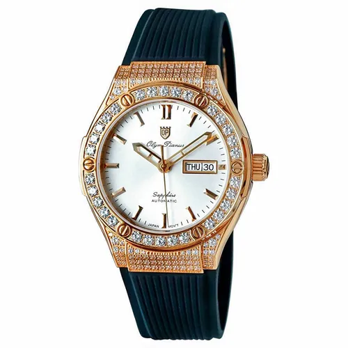 Đồng Hồ Nam Olym Pianus Hublot Diamond OP990-45ADDGR-GL-T Màu Đen - Vàng Hồng - Đồng hồ - Vua Hàng Hiệu