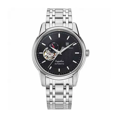 Đồng hồ - Đồng Hồ Nam Olym Pianus Watch OP990-163AMS-D Màu Bạc Đen - Vua Hàng Hiệu