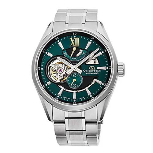 Đồng hồ - Đồng Hồ Nam Orient Star Skeleton Green RK-AV0114E Màu Bạc Xanh - Vua Hàng Hiệu