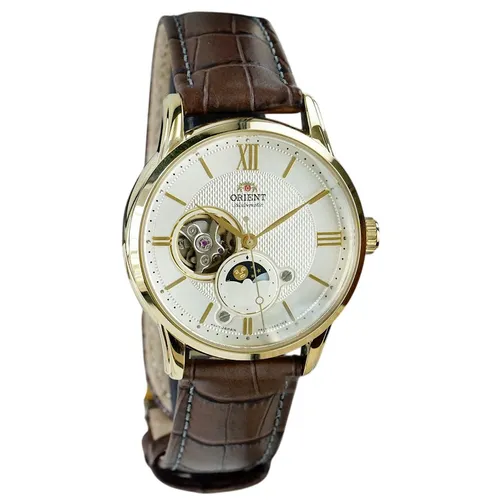 Đồng Hồ Nam Orient Sun And Moon Gen 4 2021 RA-AS0010S10B (RA-AS0010S30B) Watch Màu Nâu - Vàng - Đồng hồ - Vua Hàng Hiệu