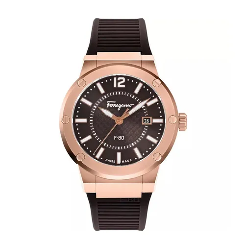Đồng hồ - Đồng Hồ Nam Salvatore Ferragamo F80 SFHY02522 Màu Đen - Vàng Hồng - Vua Hàng Hiệu