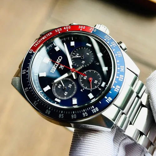 Đồng Hồ Nam Seiko Solar Prospex Watch SSC913P1 Màu Xanh Bạc