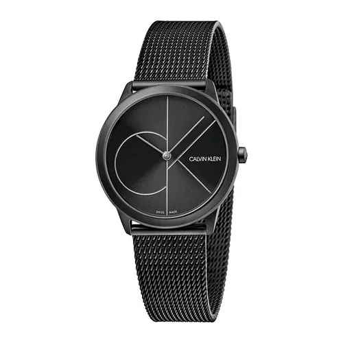Đồng hồ - Đồng Hồ Nữ Calvin Klein CK Minimal Black Dial Watch K3M5245X Màu Đen - Vua Hàng Hiệu