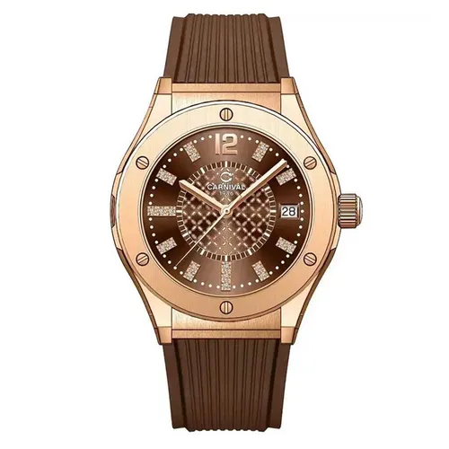 Đồng Hồ Nữ Carnival 8173L-VH-DCS-N Màu Nâu - Đồng hồ - Vua Hàng Hiệu