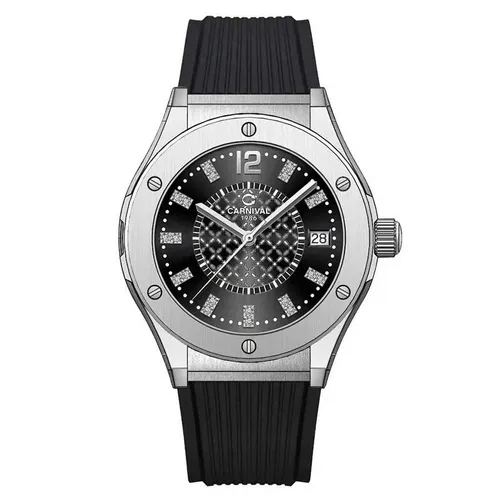 Đồng hồ - Đồng Hồ Nữ Carnival 8173L-VT-DCS-D Màu Đen - Bạc - Vua Hàng Hiệu