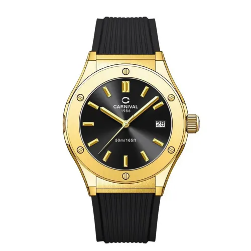 Đồng Hồ Nữ Carnival Quartz Watch 8168L-VV-DCS-D Màu Đen/Gold - Đồng hồ - Vua Hàng Hiệu
