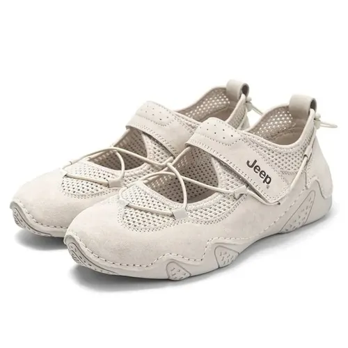 Giày - Giày Búp Bê Nữ Jeep Outdoor Shoes Grey PX241WAS932 W0014 Màu Xám Size 38 - Vua Hàng Hiệu