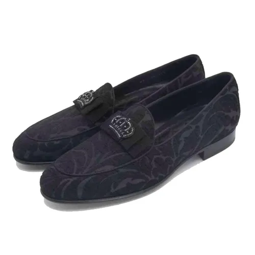 Giày Giày lười - Giày Lười Nam Dolce & Gabbana D&G Loafer Màu Xanh Navy Size 40 - Vua Hàng Hiệu