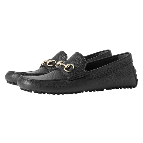 Giày Gucci - Giày Lười Nam Gucci Horsebit Detail Leather Màu Đen Size 5 - Vua Hàng Hiệu