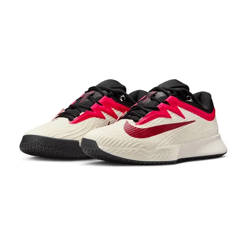 Giày - Giày Tennis /Pickleball Nữ Nike Court Air Zoom Vapor Pro 3 HC Pale Ivory Sail Team Red Rush Pink FZ2158-104 Màu Trắng Đỏ Size 36 - Vua Hàng Hiệu