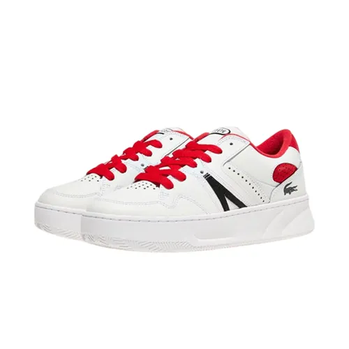 Giày Thể Thao Nam Lacoste Men's L005 Leather Colour-Pop Trainers 44SMA0117 Màu Trắng Phối Đỏ Size 40.5 - Giày - Vua Hàng Hiệu