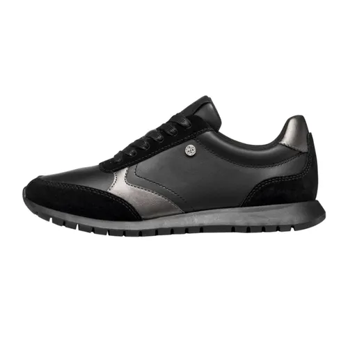 Giày Thể Thao Nữ Geox Sukie 2.0 Woman Low Top Sneakers Black Màu Đen Size 37 - Giày - Vua Hàng Hiệu