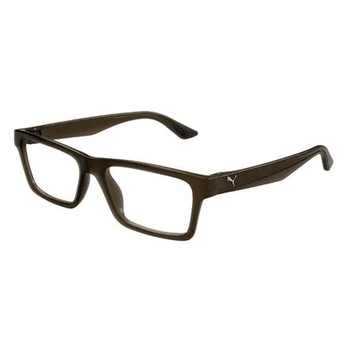 Puma - Gọng Kính Nam Puma PU0487O 003 Màu Nâu Đen - Vua Hàng Hiệu