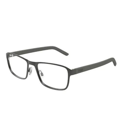 Puma - Gọng Kính Nam Puma PU0498O 004 Màu Xám Đen - Vua Hàng Hiệu